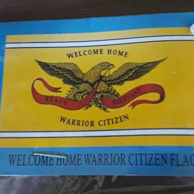 Welcome home citizen Warrior flag » WIMKIN - Free Speech Social Media