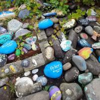 West coast painted rocks