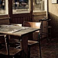 Dale's coffee shop table