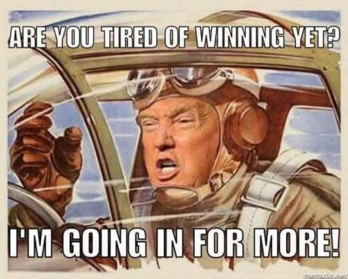 NOT TIRED OF WINNING