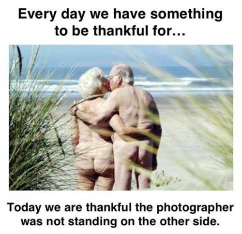 Be thankful