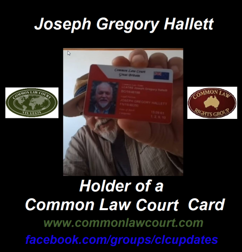 Joseph Gregory Hallett clc card