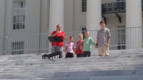 Our First Public Speech.