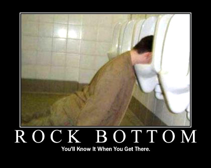 Rock bottom