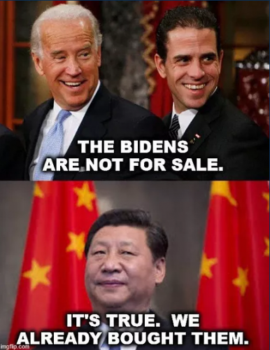 Biden not for sale