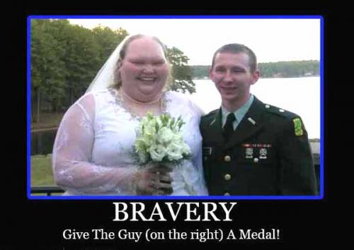 Give the guy a medal