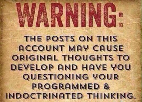 WarnOrigionalThinking