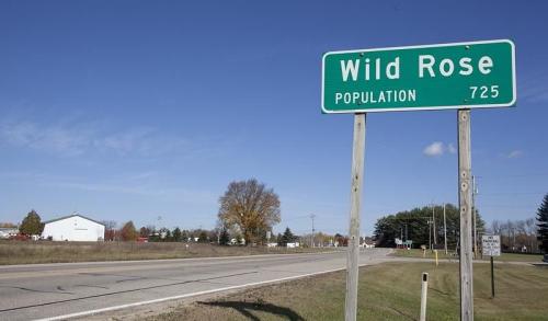 Wild Rose 725 sign larger