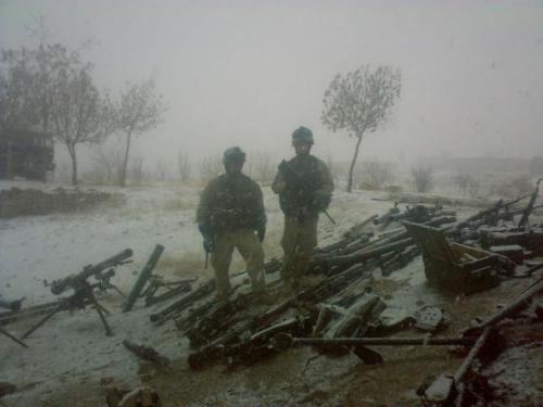 LT and PSG with Captured Weapons