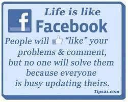 life is like facebook