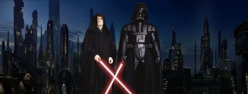 Palpatine and Vader