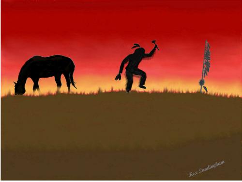 Red Sky-Indian-Horse