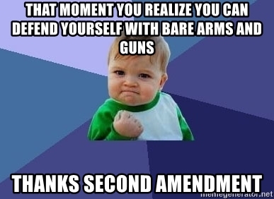 Thank you second amendment