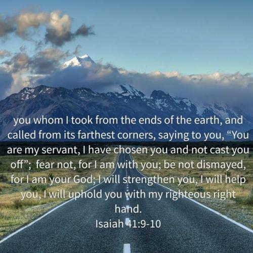 Isaiah 41 9 and 10