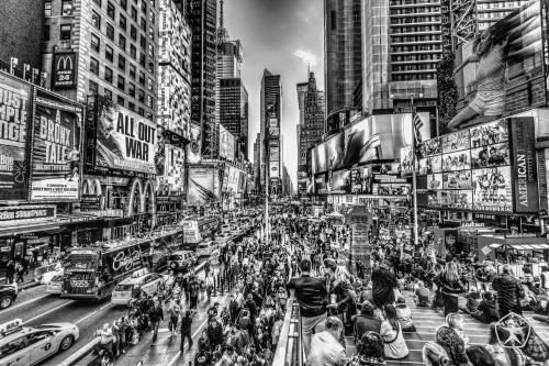 TimeSquare_HDR-bw