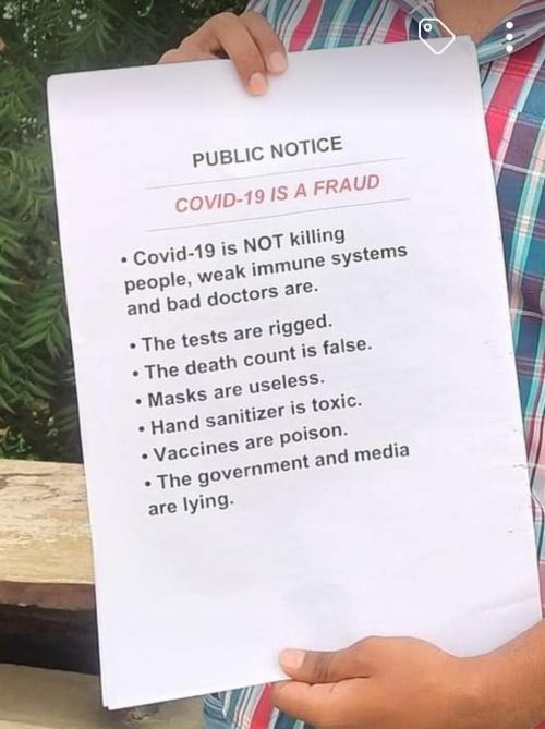Covid is a fraud