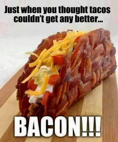 Bacon taco