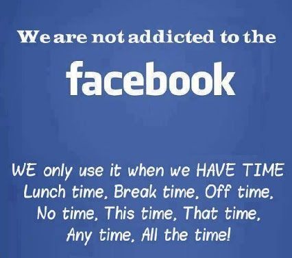 not addicted to facebook