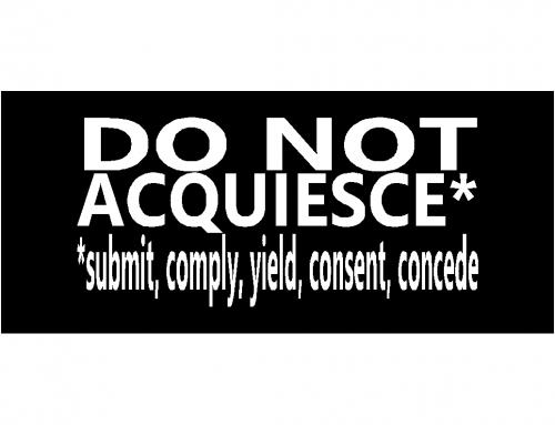 acquiesce