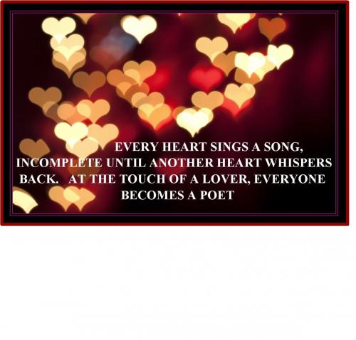 Everyone becomes a poet