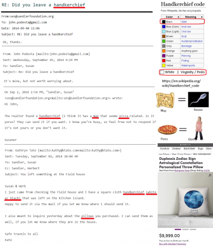 Podesta Pillow Email