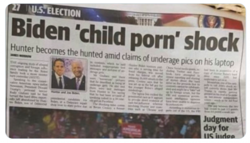 Biden child porn shock