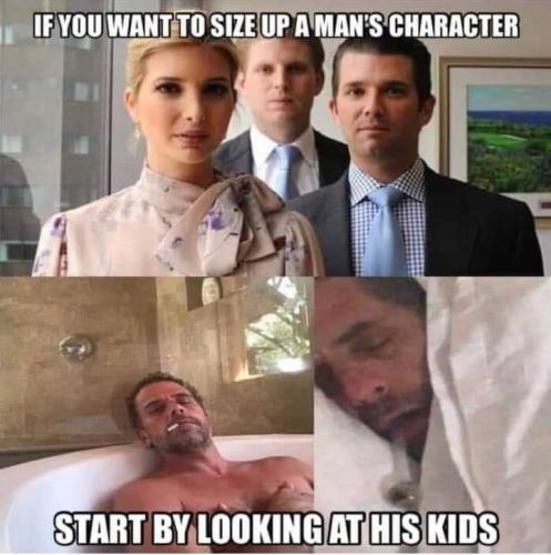 Start by looking at his kids
