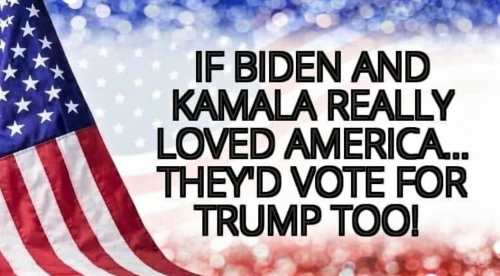 KamalaBiden vote for trump