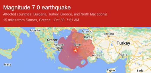 Samos Greece 10 31 2020 quake