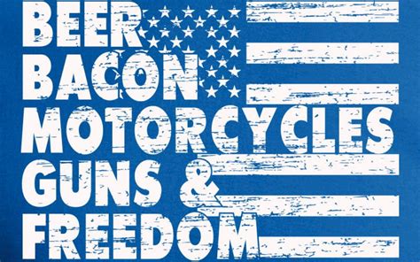 Beer bacon motorcycles