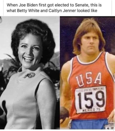 F betty white and Kaitlan Jenner