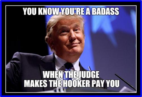 Hooker Pays Trump