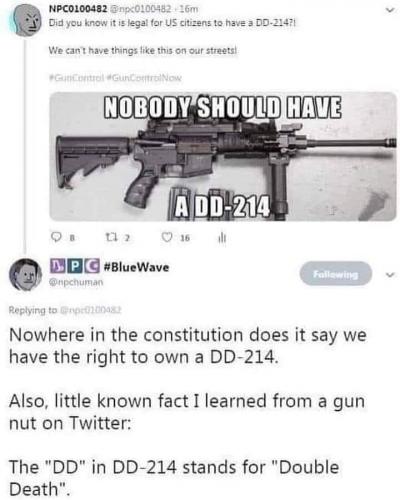F nobody should have a DD-214
