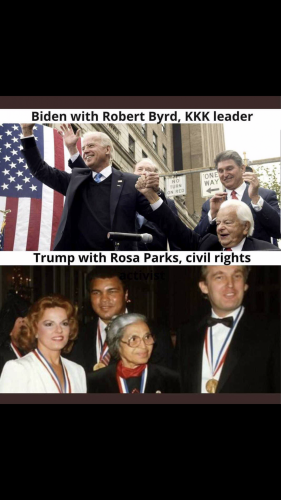 P Biden:Byrd vs Trump:Parks