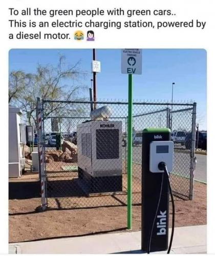 F green car power station