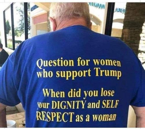 Women who support Trump