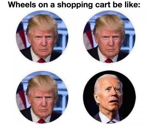 wheels on a cart