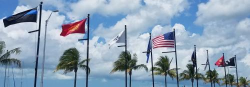Key West Sunshine Scooters Flags 2