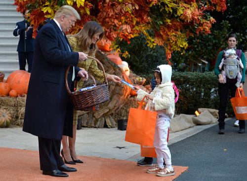 trump trick or treaters