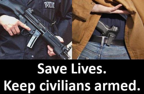 Keep civilians armed