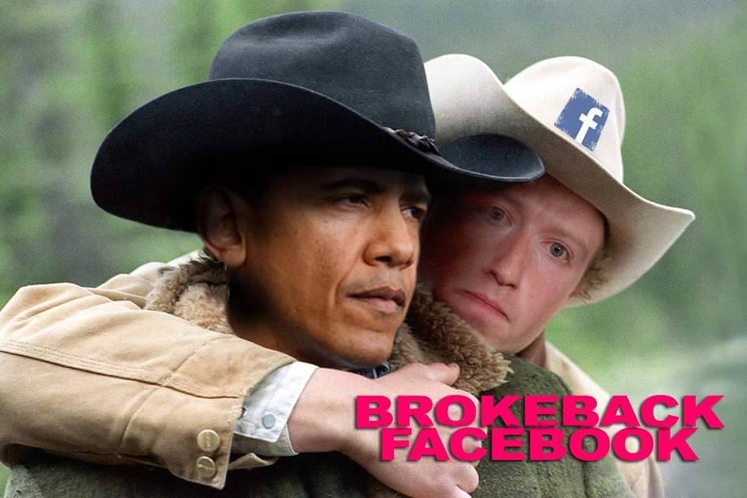 brokeback gay censorship facebook ZUCKFACE OBAMA LIARS OF THE LEFT