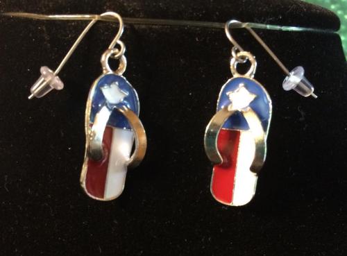 Texas flip flop Earrings