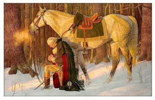 arnold-friberg-prayer-at-valley-forge-george