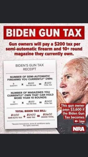 Biden Gun Tax