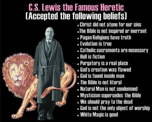 CS Lewis Exposed as False Teacher