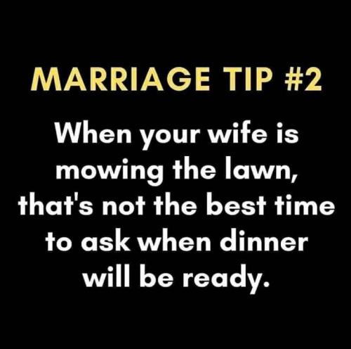 Marriage Tip