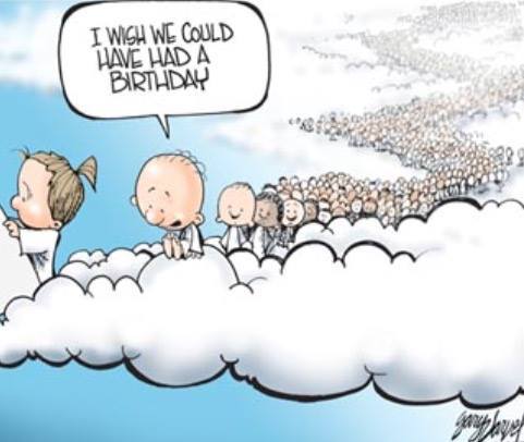 aborted babies on cloud going to Heaven