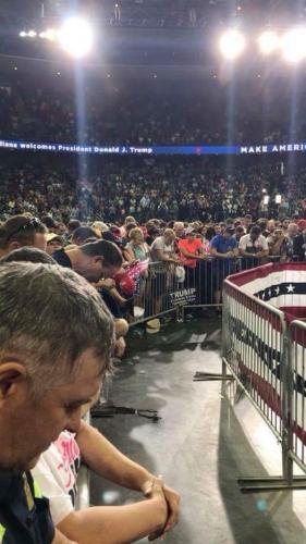 Prayer @ Trump Rally