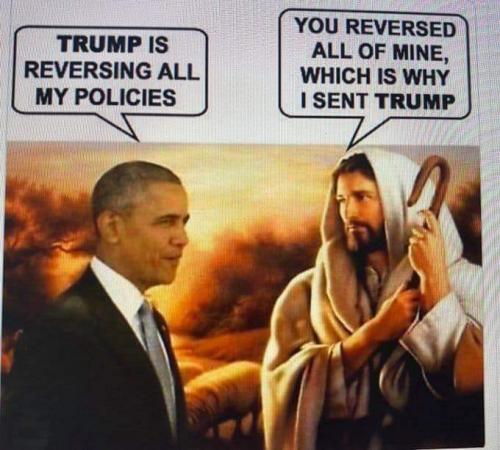 Trump is, That's why