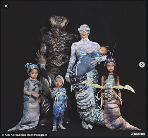 Kanye West as Beelzebub Lord of the Flies Satan Halloween 2019